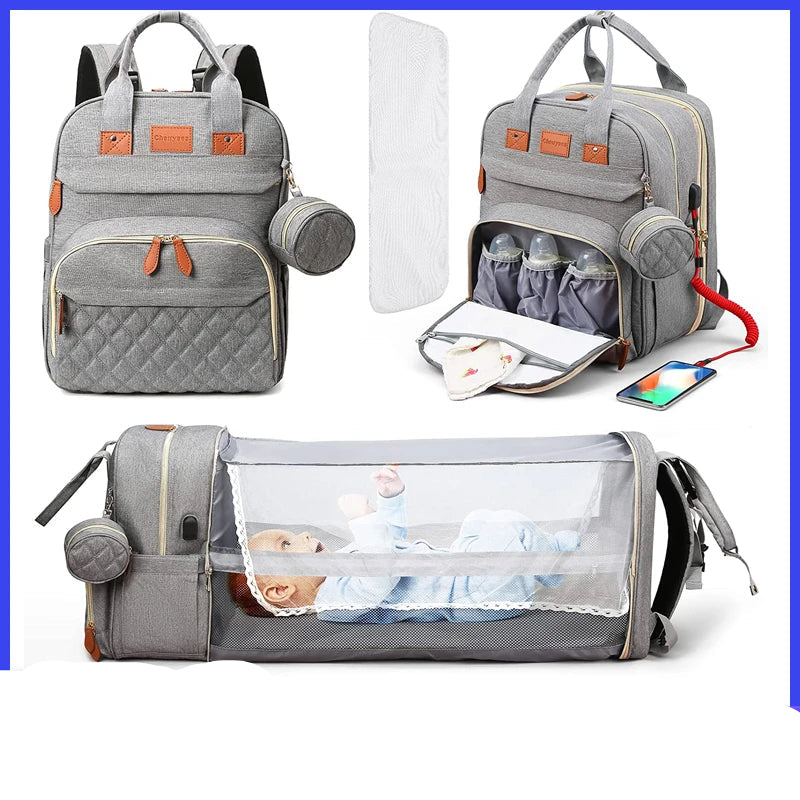 3-in-1 Diaper Backpack - infant2eleven