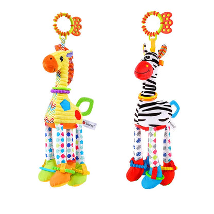 Soft Animal Handbell Toys WIth Teether - infant2eleven