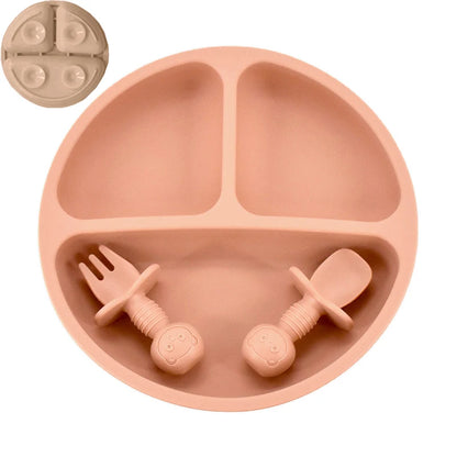 Cute Silicone Baby Plate Set - infant2eleven