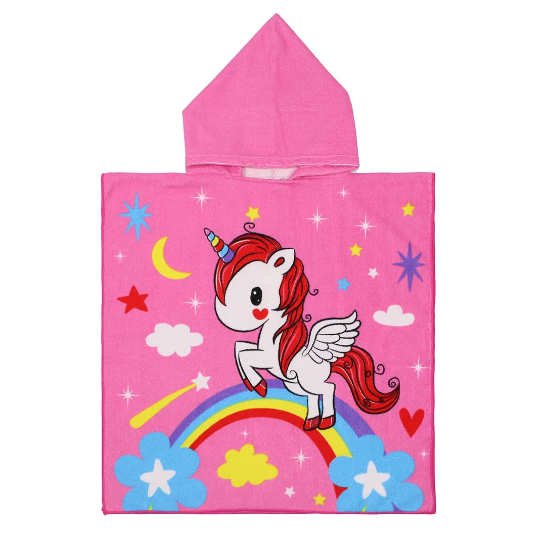 Cartoon Hooded Baby Bath Towel - infant2eleven