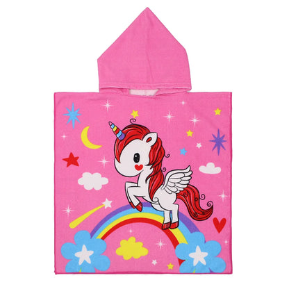 Cartoon Hooded Baby Bath Towel - infant2eleven