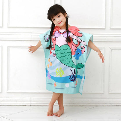 Cartoon Hooded Baby Bath Towel - infant2eleven