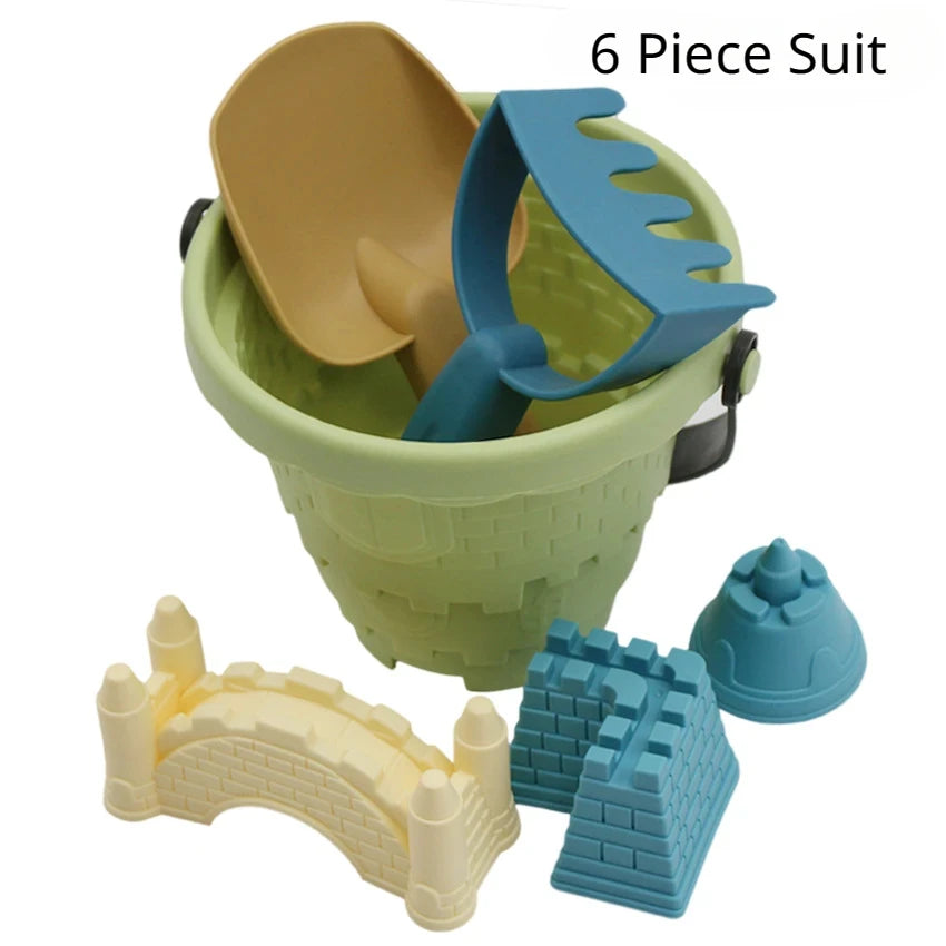 Beach Castle Bucket Sand Play Set - infant2eleven