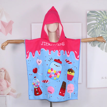 Cartoon Hooded Baby Bath Towel - infant2eleven