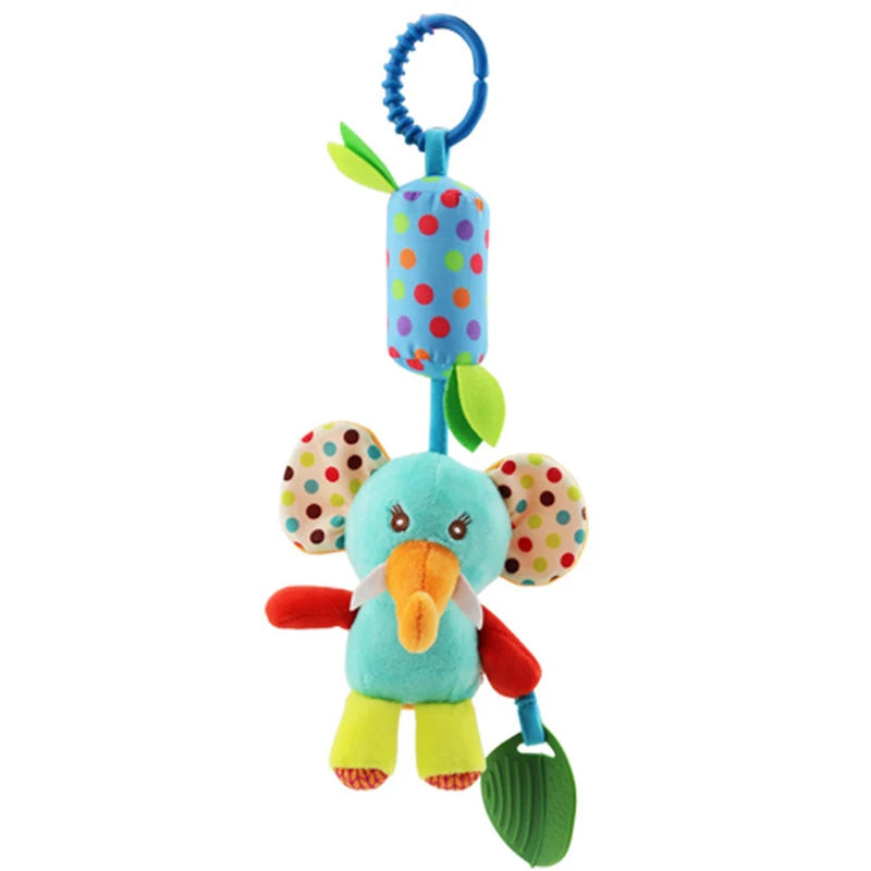 Soft Animal Handbell Toys WIth Teether - infant2eleven