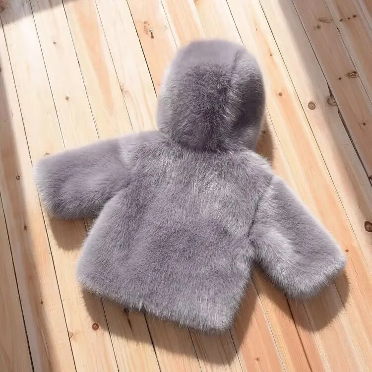 Winter Fashion Faux Fur Coat - infant2eleven