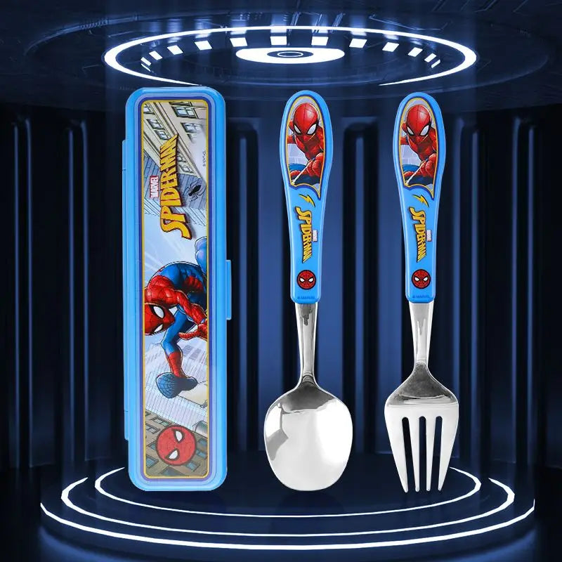 Marvel Children's Stainless Steel Spoon & Fork Cutlery Set - infant2eleven