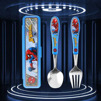 Marvel Children's Stainless Steel Spoon & Fork Cutlery Set - infant2eleven